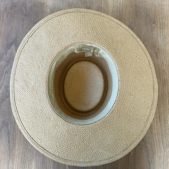 GIGI PIP BRE STRAW PORK PIE - NATURAL - Picture 7 of 10